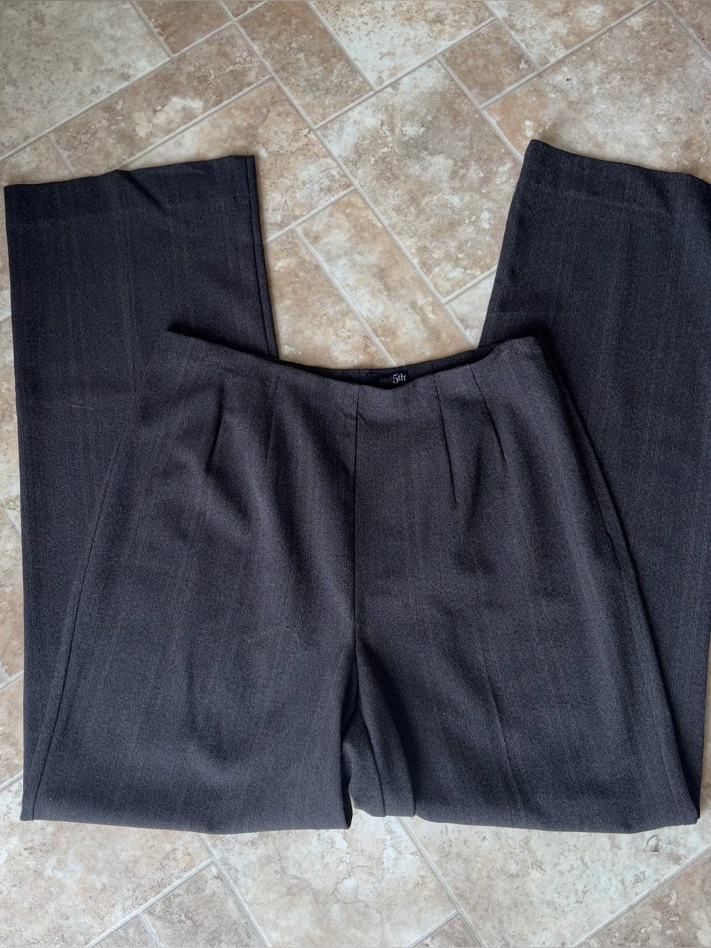 East 5th Grey Women's Straight-Leg Dress Pants
